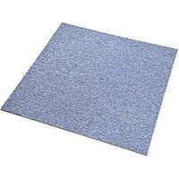 Classic Cornflower Blue Carpet Tiles 500 x 500mm 20 Pack (379KC)