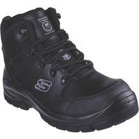 Skechers Trophus Kilram Size 8 Black Safety Boots (379VW)