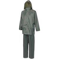 Site Gambrill Water-Repellent Rain Suit Green Large 52" Chest (379XR)