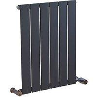 Ximax 600mm x 445mm 1055BTU Anthracite Vertical Designer Radiator (3811H)