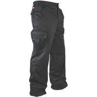 Lee Cooper LCPNT205 Work Trousers Black 34 W 31 L (3817F)