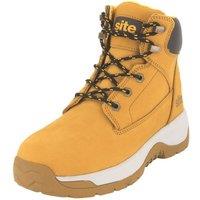 Site Arenite Size 7 Womens Wheat Steel Toe Cap Safety Boots (381VJ)