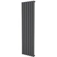 Ximax William 1800mm x 485mm 4444BTU Anthracite Vertical Designer Radiator (382GL)