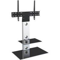 AVF Lesina FSL700LES TV Stand Silver Body/Black Glass (382HP)