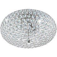 Eglo Clemente Ceiling Light Chrome (383PL)