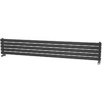 Ximax Fortuna 294mm x 1800mm 2017BTU Anthracite Horizontal Designer Radiator (383TP)