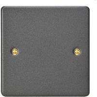 Varilight 1-Gang Blanking Plate Graphite Grey (383YT)