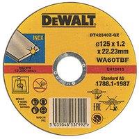 DeWalt DT42340TZ-QZ Metal Cutting Discs 125mm (5") x 22.23mm 10 Pack (384KR)