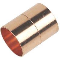 Flomasta Copper End Feed Equal Couplers 28mm 10 Pack (38572)