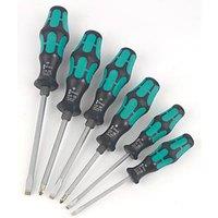 Wera 334/355 SK/6 Mixed Kraftform Plus Screwdriver Set 6 Pieces (385FW)