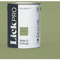 LickPro Max+ 5Ltr Green 18 Eggshell Emulsion Paint (385JY)