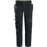 Snickers 6275 Shell Stretch Trousers Black 31" W 30" L (385TV)