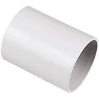 FloPlast Straight Couplers 32mm x 32mm White 5 Pack (38660)