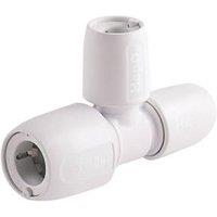 Hep2O Plastic Push-Fit Reducing Tee 15mm x 10mm x 10mm (3870F)