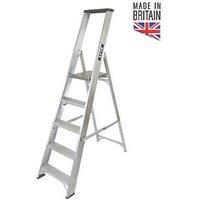 Lyte Aluminium 1.66m 5 Step Platform Step Ladder (387FH)