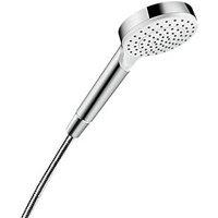 Hansgrohe Crometta Shower Handset Chrome/White 100mm x 160mm (387GV)