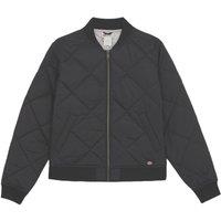 Dickies Quilted Bomber Jacket Womens Jackets Black Size 14 (387XT)