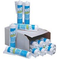 No Nonsense 820 Sanitary Silicone White 310ml 12 Pack (38910)