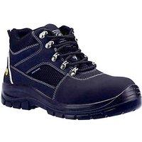 Skechers Trophus Letic Size 10 Black Steel Toe Cap Safety Boots (389PR)