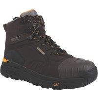 Regatta Exofort S7L Size 12 Chestnut/Black Waterproof Safety Boots (390JU)