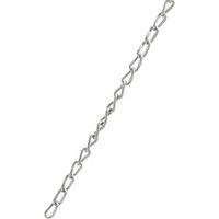 Essentials Twisted Zinc-Plated Long Link Chain 5mm x 2.5m (391FC)