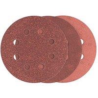 Bosch 80 / 120 / 240 Grit 8-Hole Punched Wood Sanding Sheets 115mm 25 Pack (391FW)