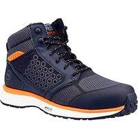 Timberland Pro Reaxion Mid Size 6.5 Black/Orange Safety Trainer Boots (391PR)