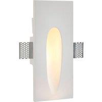 Saxby Allure LED Plaster Wall Light White 1.6W 79lm (391RE)
