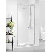 Triton Neo Six Framed Rectangular Pivot Shower Door Chrome 800mm x 1850mm (392TK)