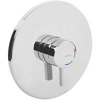 Bristan Commercial Concealed Single Outlet Thermostatic Chrome Shower Valve (393JE)