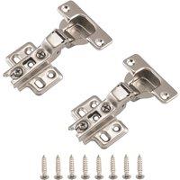 Eclipse 99013 Steel 105 Concealed Hinges 64mm 2 Pack (393KW)