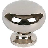 Essentials Sleek Round Knobs Polished Chrome 30mm 2 Pack (39455)