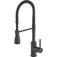 Swirl Seville Mixer Tap Matt Black (394FR)