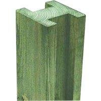 Forest Natural Timber Reeded Fence Posts 95mm x 95mm x 2.4m 6 Pack (39621)