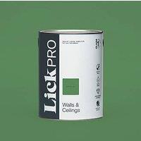 LickPro Max+ 5Ltr Green 07 Matt Emulsion Paint (396JY)