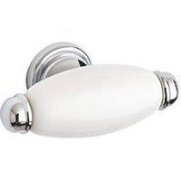 Elite Knobs & Handles Hampstead Porcelain Cabinet Knob Polished Chrome 60mm (396KK)