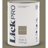 LickPro 5Ltr Greige 03 Vinyl Matt Emulsion Paint (396TM)