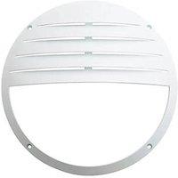 4lite Mini Louvred Bulkhead Cover White 280mm (397GR)