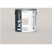 LickPro Max+ 2.5Ltr Grey 15 Matt Emulsion Paint (397JY)