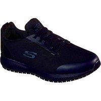 Skechers Squad SR Myton Size 11 Black Occupational Work Trainers (397PR)