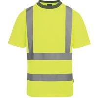 Regatta Pro Contract Short Sleeve Hi-Vis T-Shirt Yellow Small 37.5" Chest (397VC)