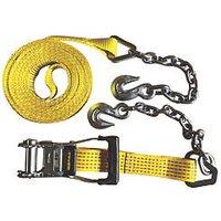 Smith & Locke Ratchet Tie-Down with Chain Hook 8m x 50mm (397XT)