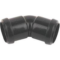 FloPlast Push-Fit Bend Black 135 32mm (39854)