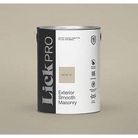 LickPro 5Ltr Smooth Greige 01 Masonry Paint (399FW)