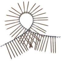 Senco Square Countersunk Coarse Thread Collated Thread Cutting Flooring Wood Screws 4.2mm x 55mm 1000 Pack (399PG)