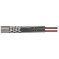 Time 2-Core CY Grey 1.5mm Screened Control Cable 1m Coil (399PY)