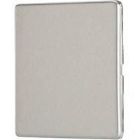 Contactum Lyric 1-Gang Blanking Plate Brushed Steel (399RP)