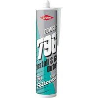 Dow 796 uPVC Silicone Sealant Brilliant White 310ml (40004)