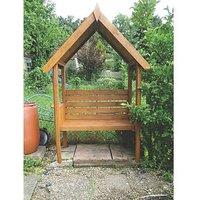 Shire Blossom 4' x 2' (Nominal) Apex Timber Arbour (4000X)