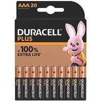 Duracell Plus AAA 1.5V Alkaline Batteries 20 Pack (402RP)